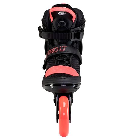K2 Rollschuhe - Trio LT 100 W - Schwarz/Koralle - Inliner