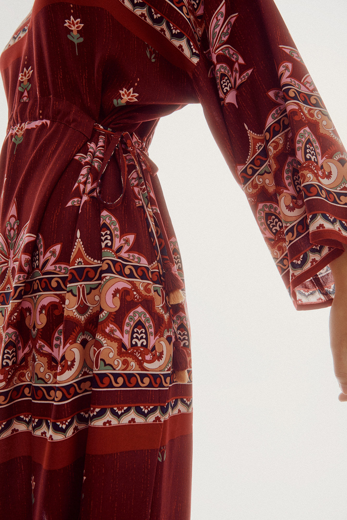 Vestido túnica estampado - Multicolorido