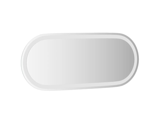 VIDAXL - Miroir de salle de bain à led 90x40 cm ovale