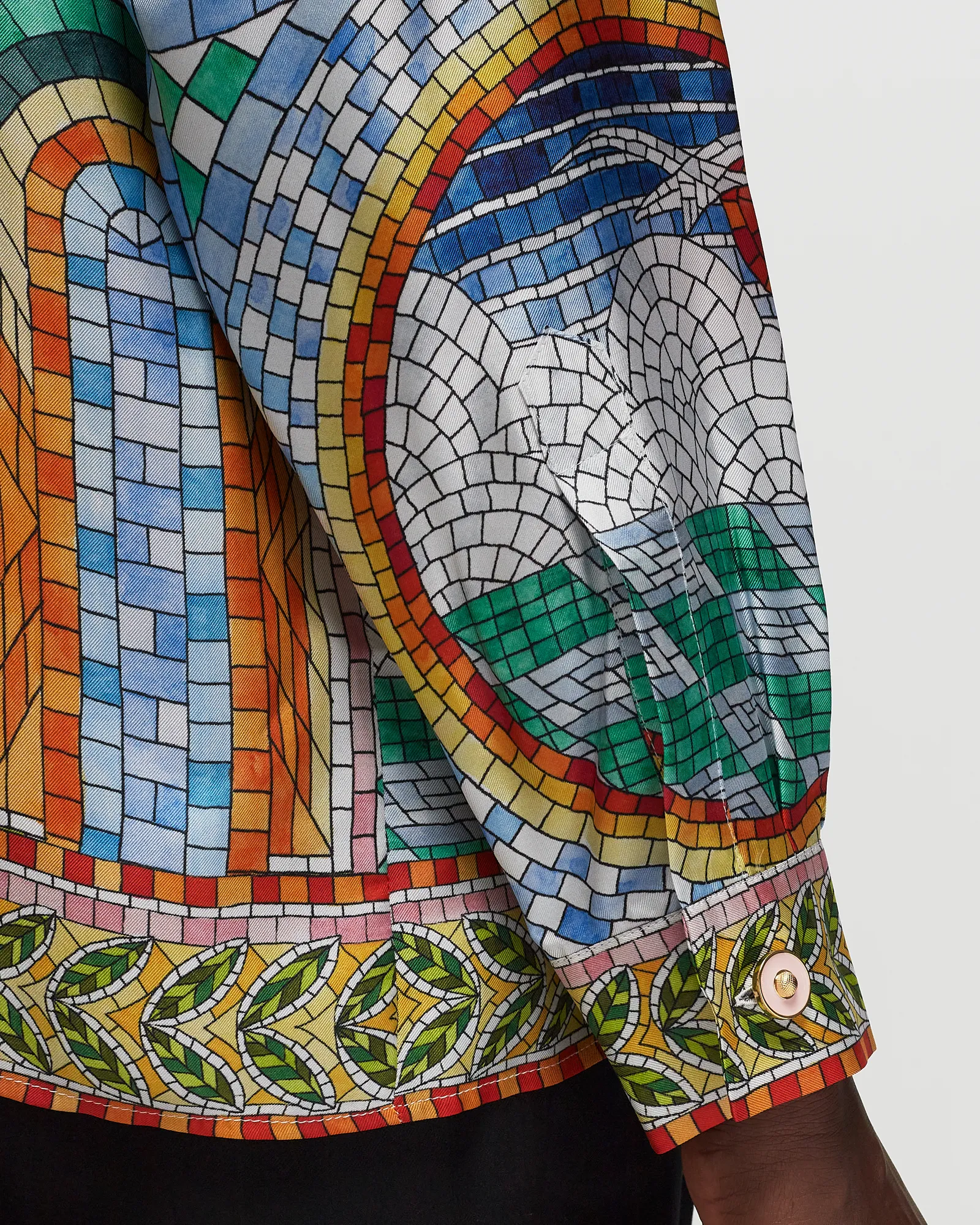Casablanca LONG SLEEVE SILK SHIRT