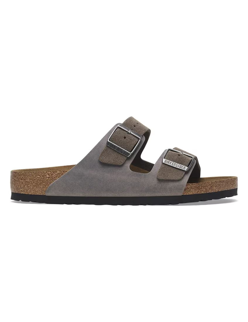 Birkenstock Arizona Bs Mixed Leather Regular Concrete Grey