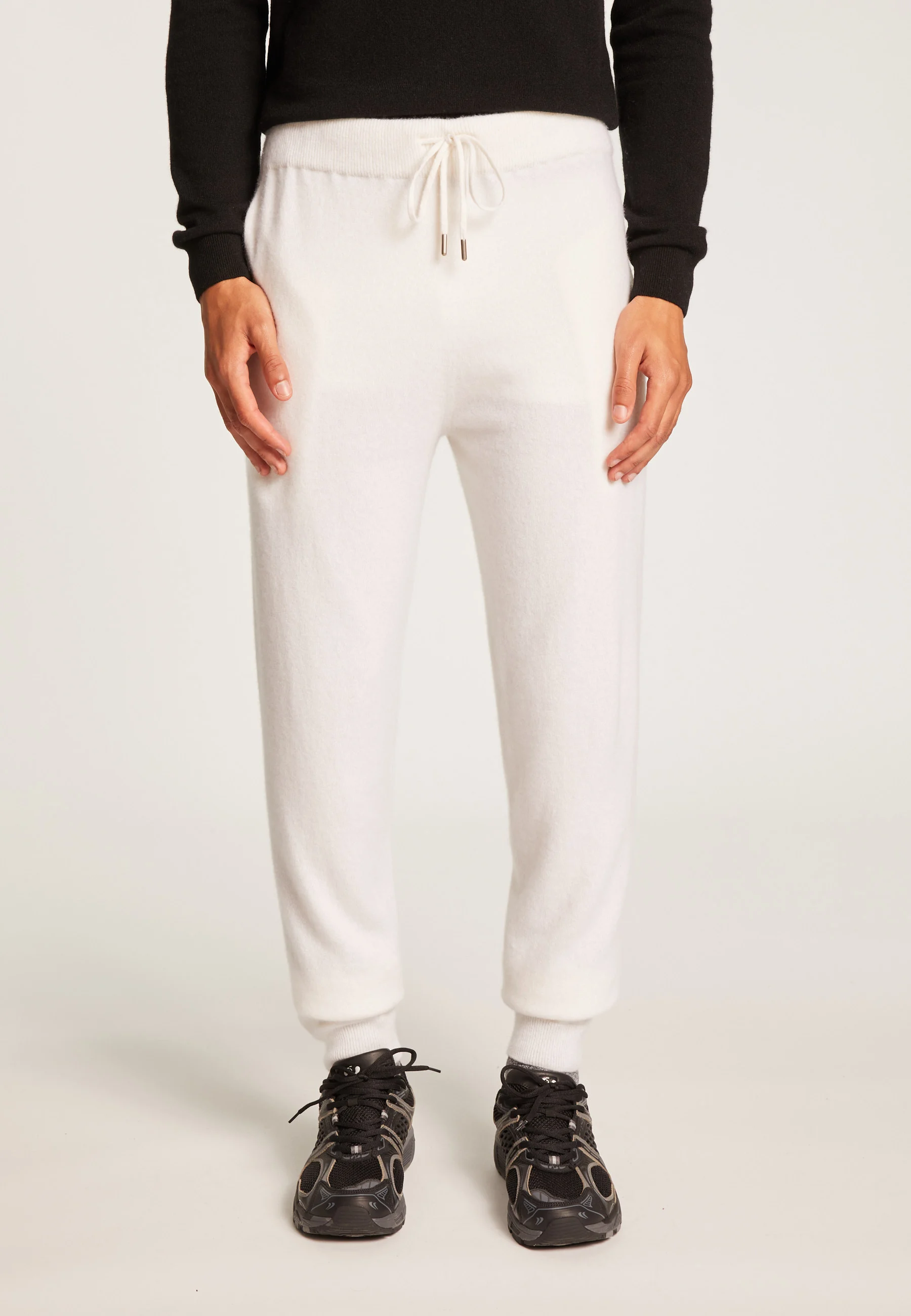 EMERYAH24 - Pantalon en cachemire | Blanc