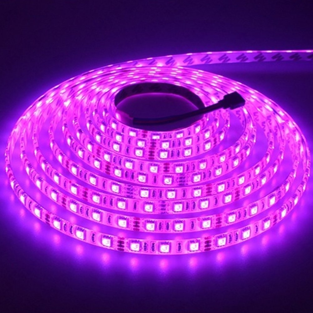 (5m) 150 LED's WiFi Leuchtstreifen Lichter Band mit RGB Lampen App Steuerung iOS/Android   Fernbedienung (IP65) - Bunt