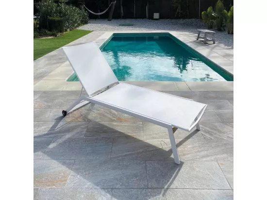 Bain de soleil en aluminium Menorca