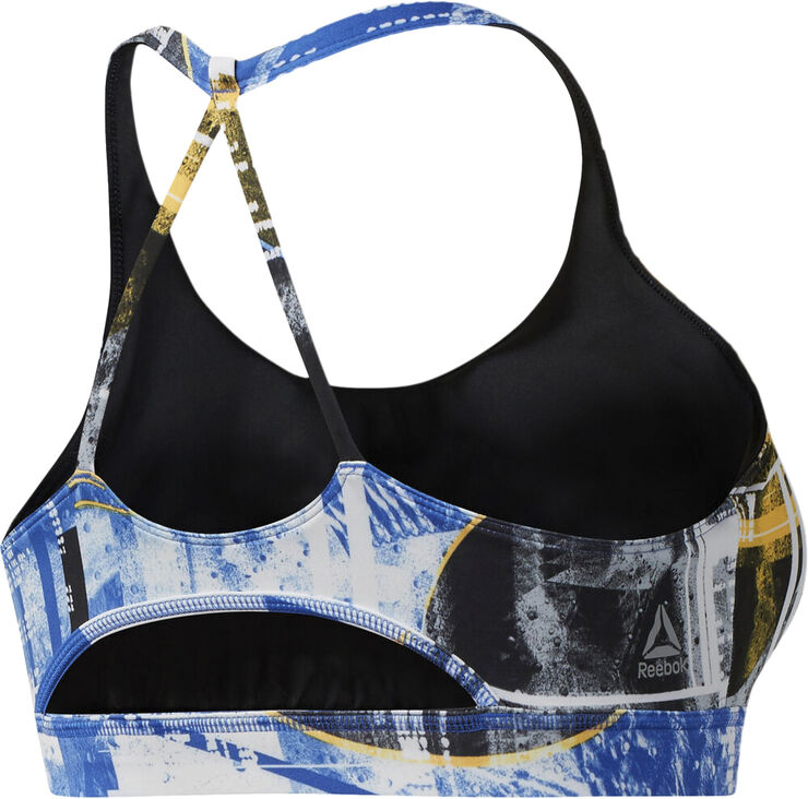 Reebok Workout Moonshift Tri-Back Padded Bra Blå