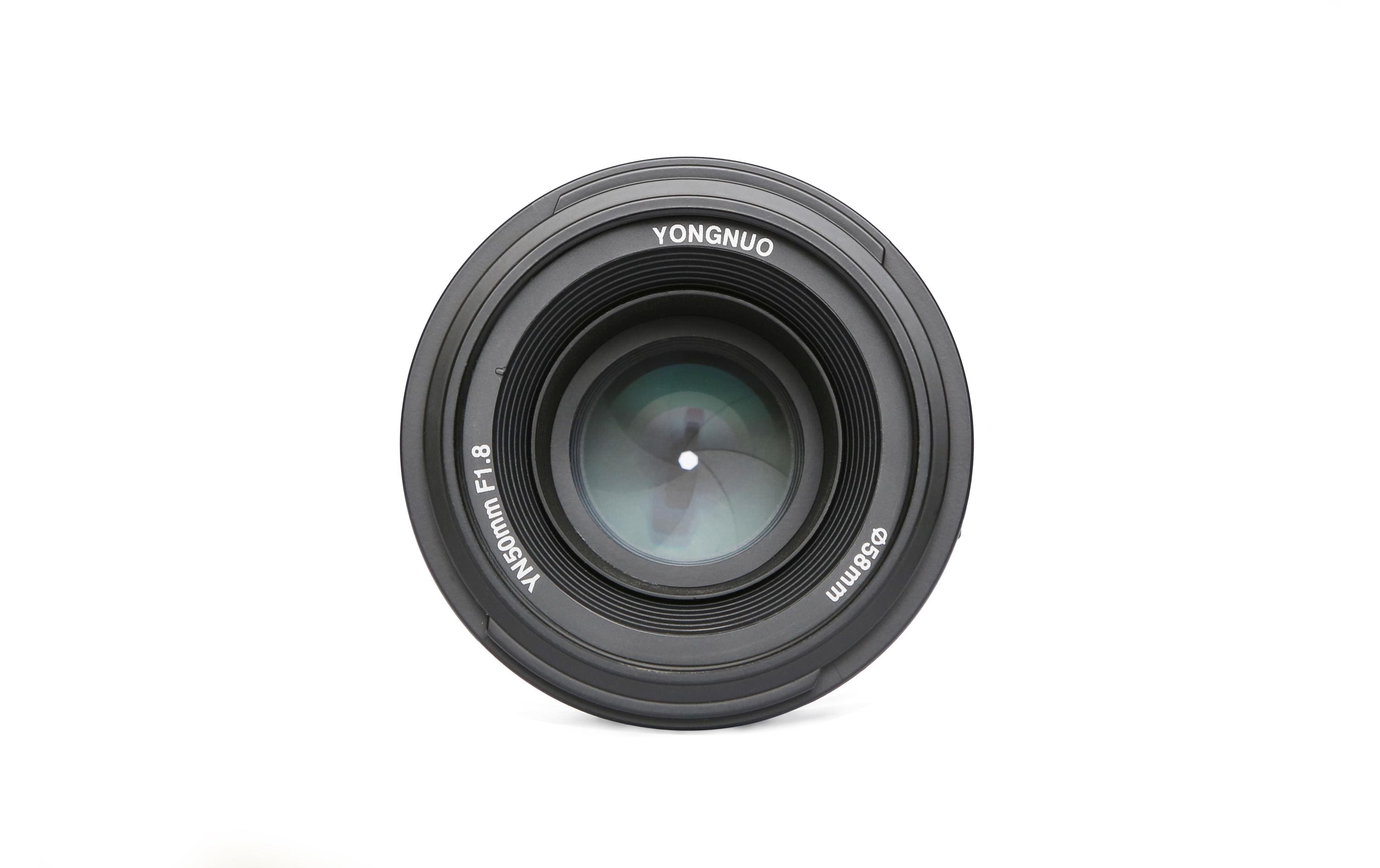 Festbrennweite YN 50mm F/1.8 – Nikon F<br>Kompaktes Objektiv mit normaler Brennweite