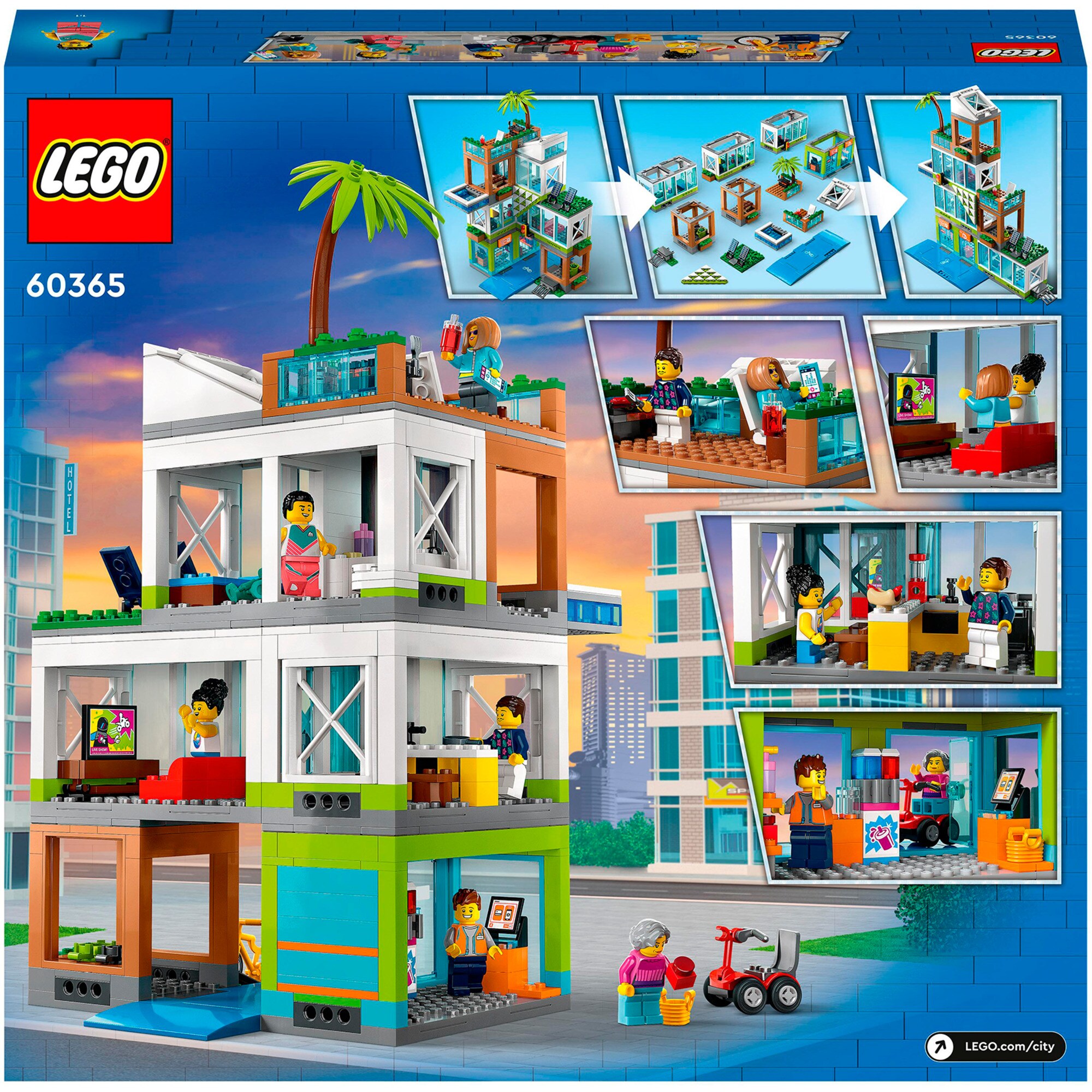 LEGO Konstruktionsspielzeug City Appartementhaus