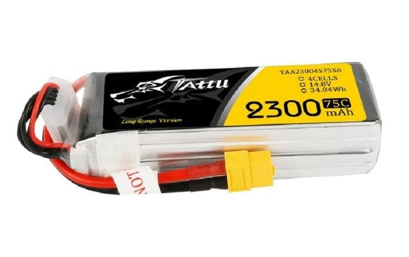 RC-Akku LiPo 2300 mAh 14.8 V 75C4S LiPo Akku mit XT60 Stecker