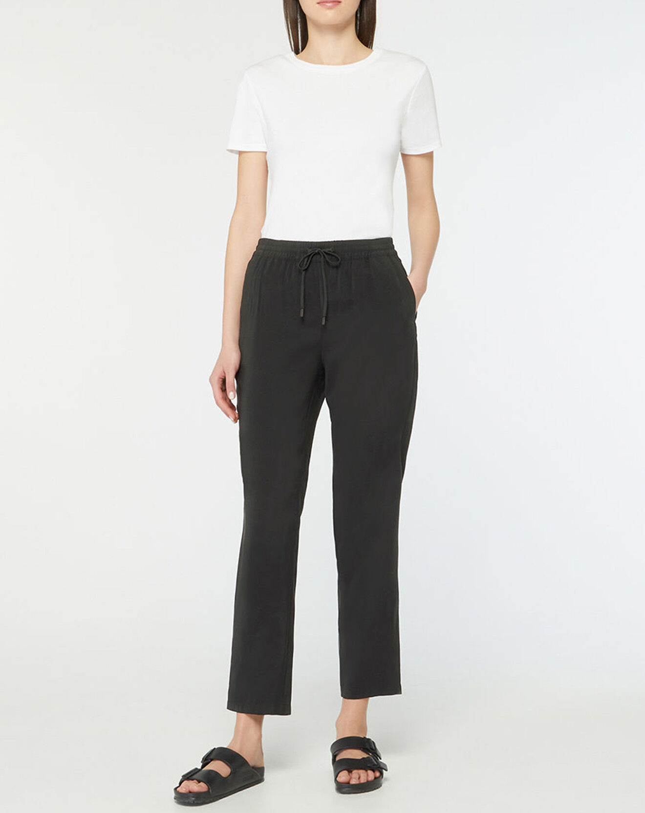 Scotch & Soda Pantalon Fluide Regular Fit noir