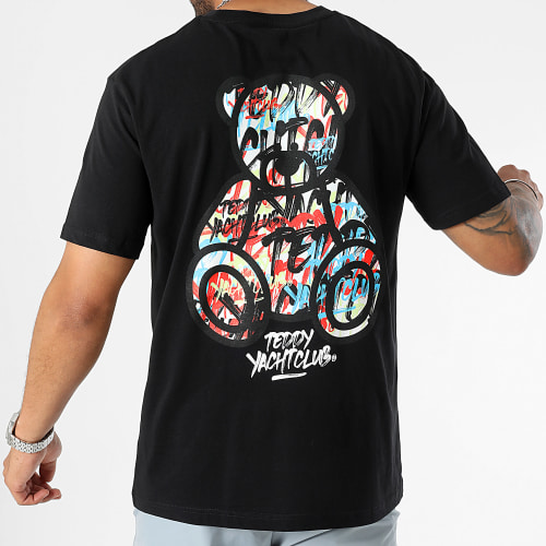Tee Shirt Oversize Large Script Series Noir