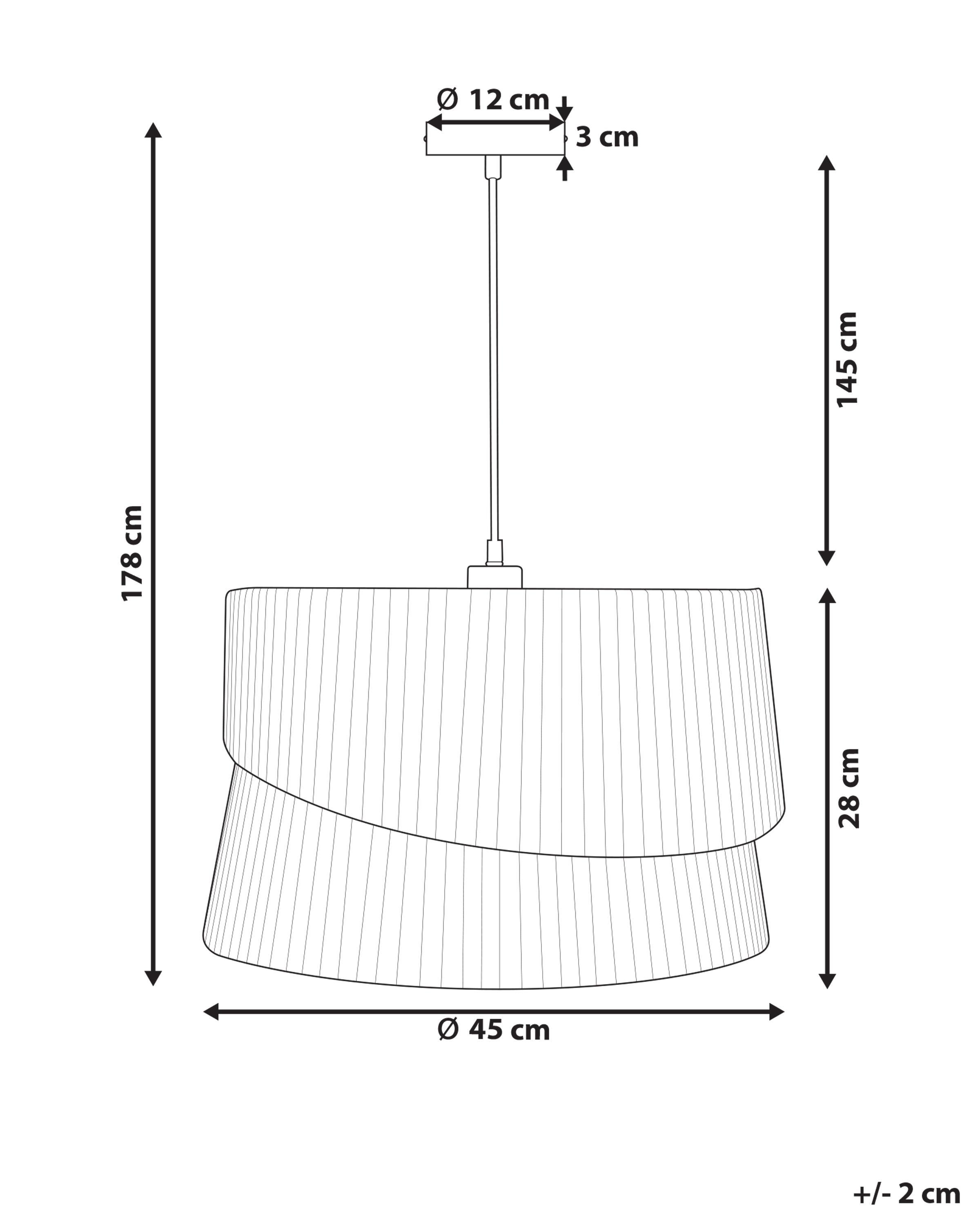 Plafondlamp BIRIM Beige