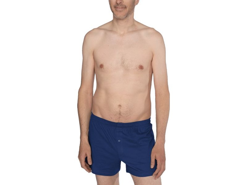 FLIZZER Unterhosen Boxer Der Kavalier 2er Pack Blau, XL Herrenunterwäsche