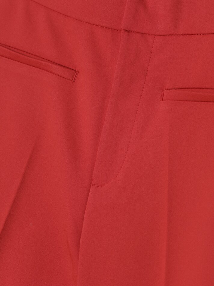 Calça mini flare - Vermelha