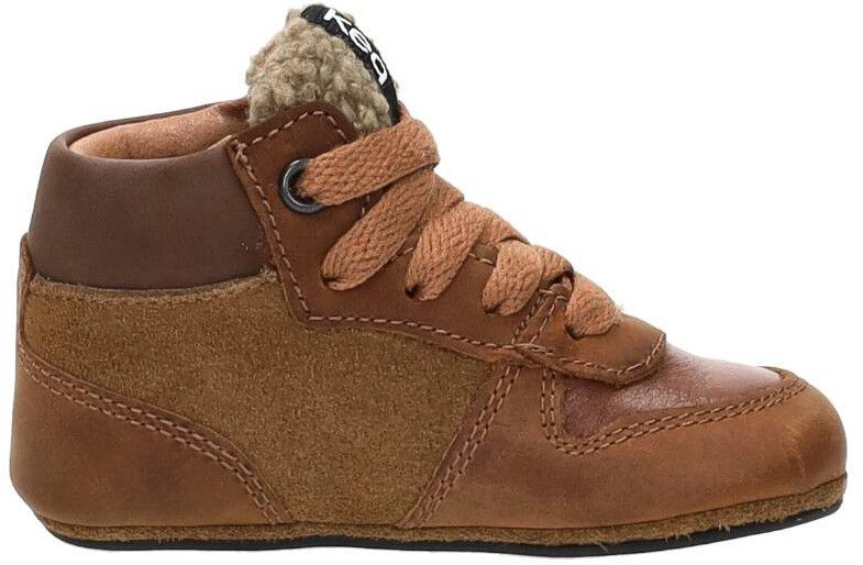 Keq Jongens Baby schoentjes cognac