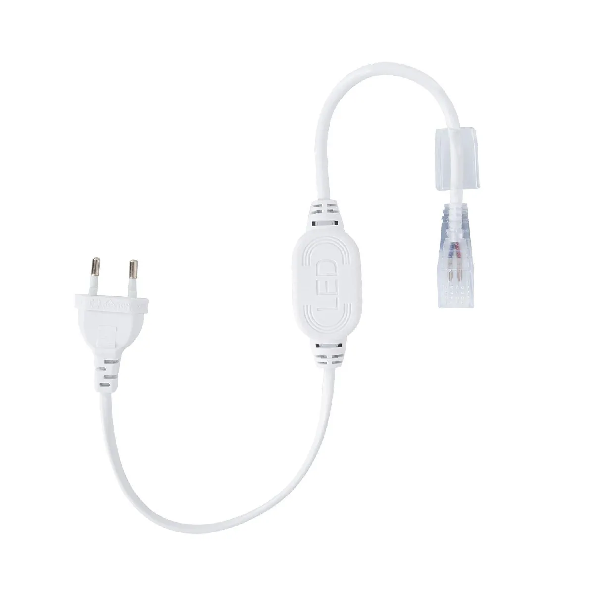 Ledkia Câble Rectificateur Courant Ruban LED Blanc