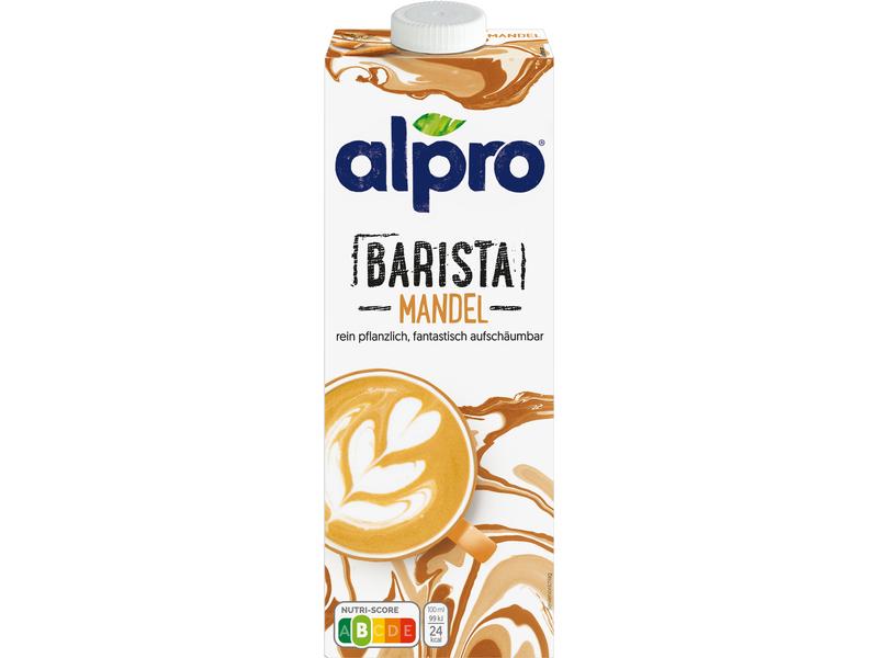 Alpro Barista Mandel 1 l Hochwertiges Getränk auf Basis von Mandeln