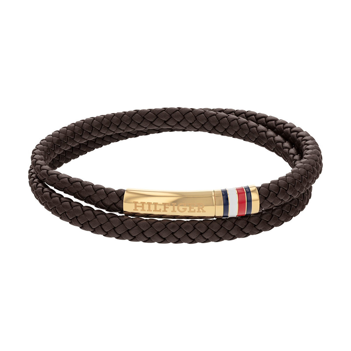 Bracelet TOMMY HILFIGER cuir marron