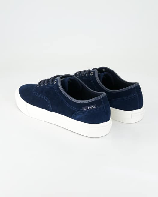 Tommy Hilfiger TH HI VULC LOW OXFORD SUEDE Sneaker in Blau