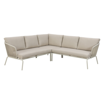 Loungeset Kopenhagen beige metaal