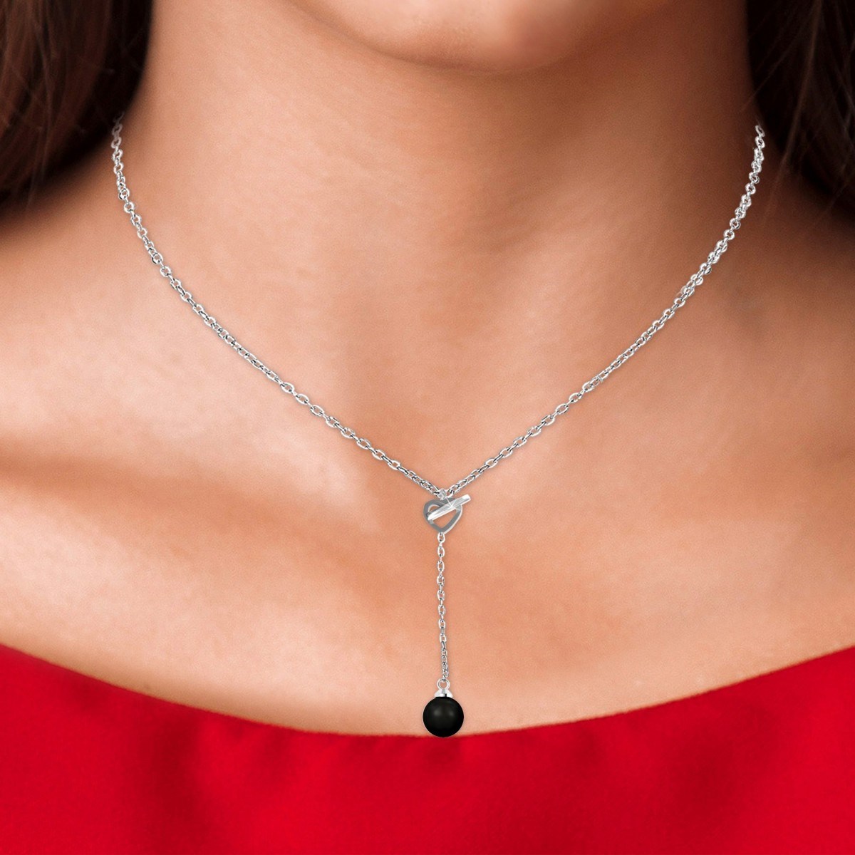 Collier SC Crystal décoré d'une perle scintillante