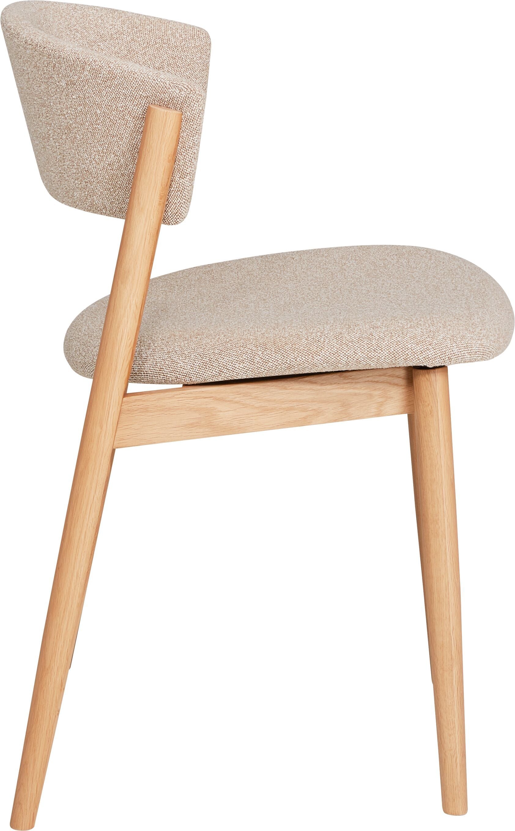 ADIRA Stuhl - Natur / B: 53.5 cm x T: 50.4 cm x H: 78.0 cm
