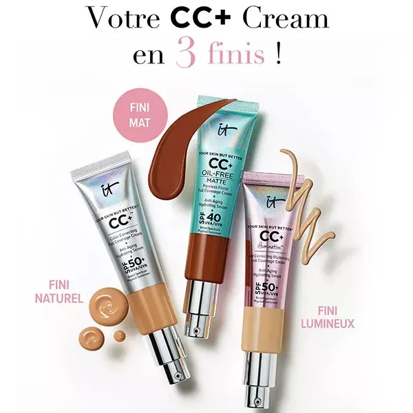 IT Cosmetics Your Skin But Better Foundation CC+ Oil Free Matte Matte Correcting Cream SPF40 Rich 32ml