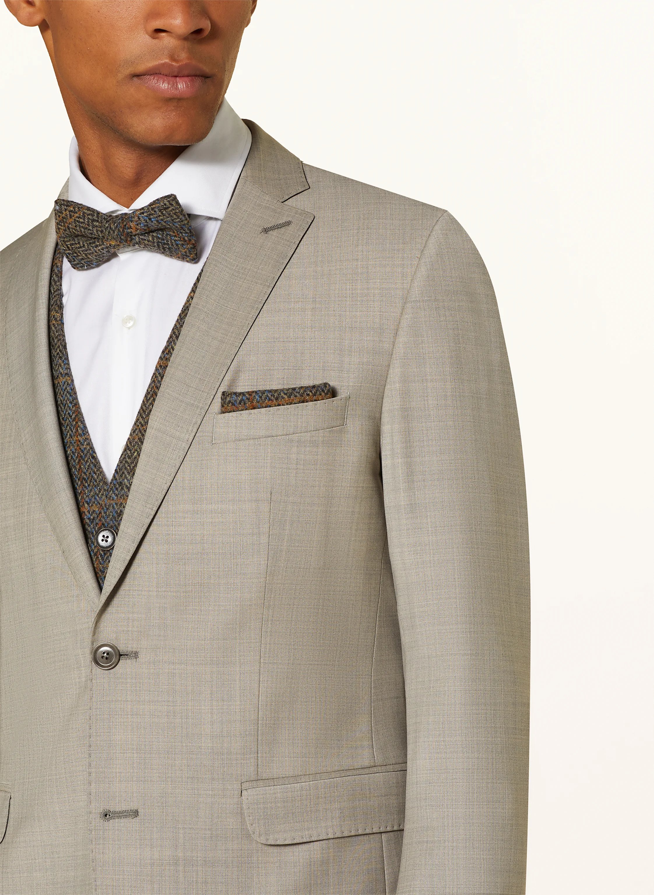 Prince BOWTIE Set: Anzugweste, Fliege und Einstecktuch