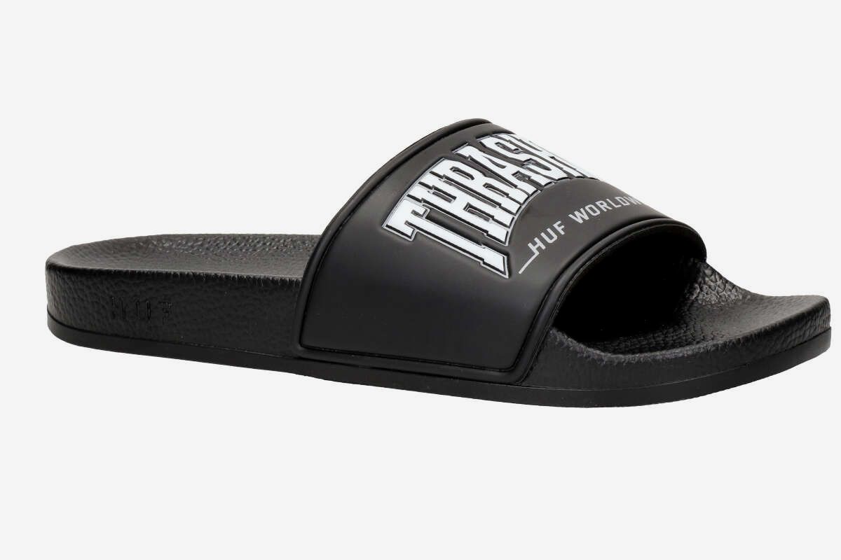 HUF x Thrasher Logo Sandale (black)