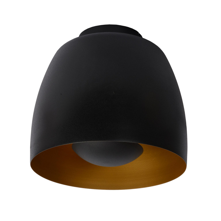 Lucide Nolan plafondlamp Ø24 zwart