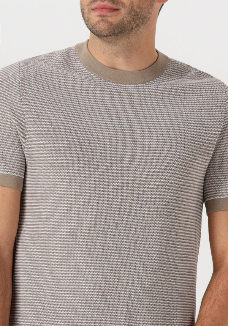 bruine drykorn t-shirt valentin 424043