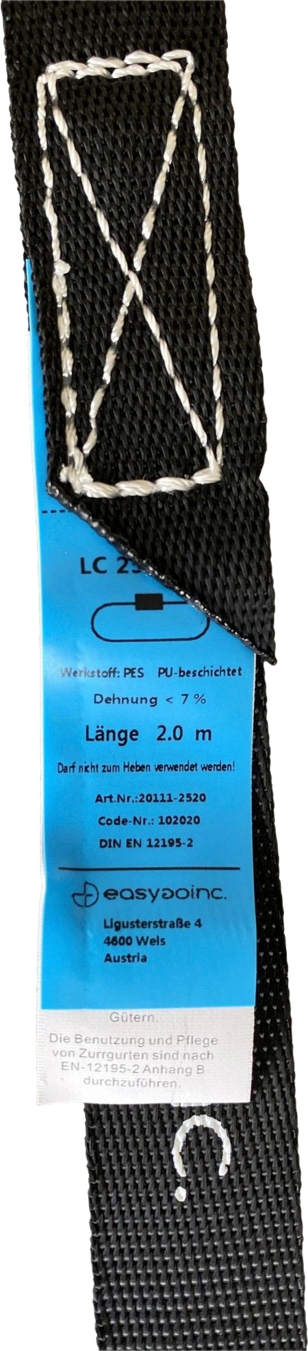 easygoinc. Klemm Zurrgurt 2 Stk. 2 m