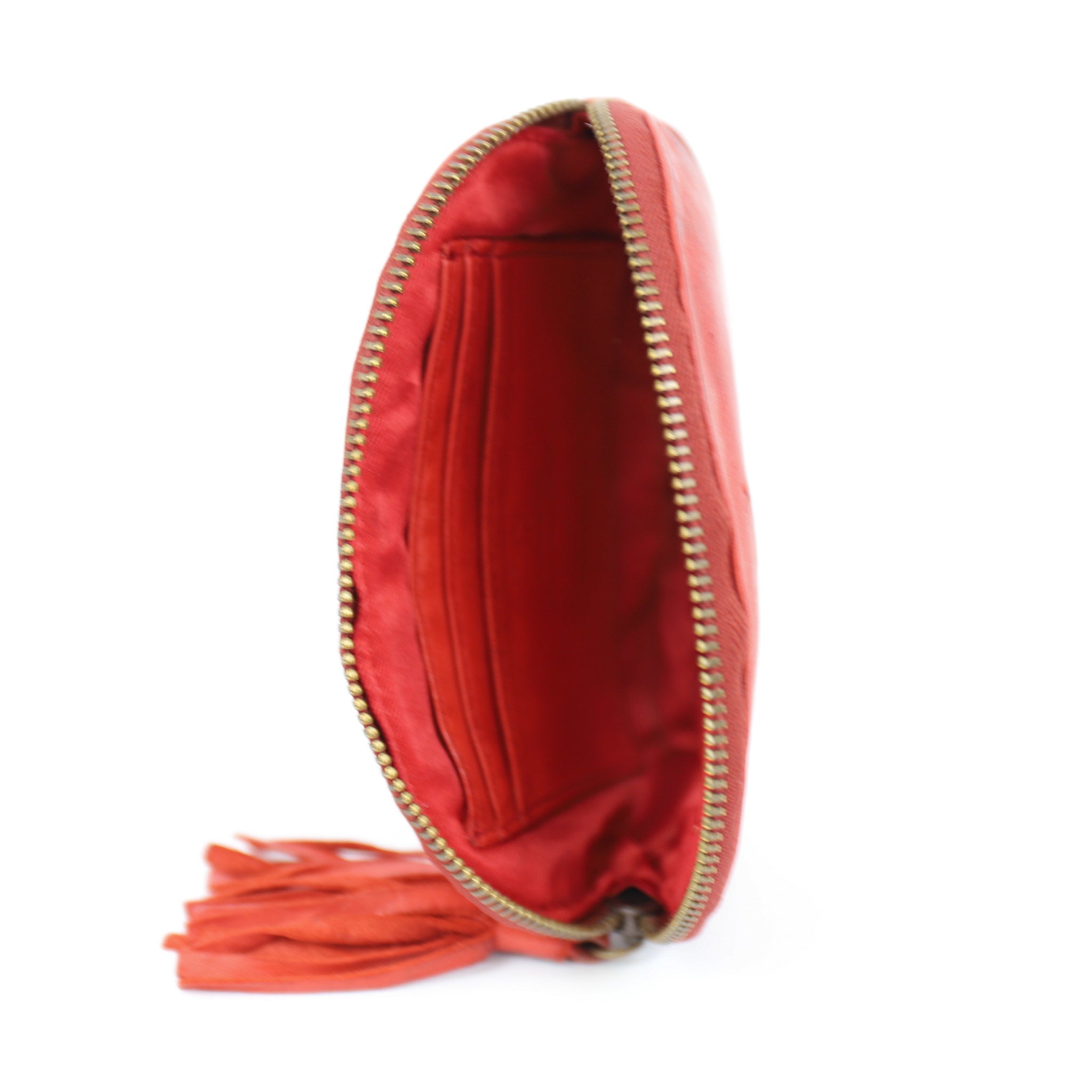 Ritsportemonneetje 'Penny' rood Rood
