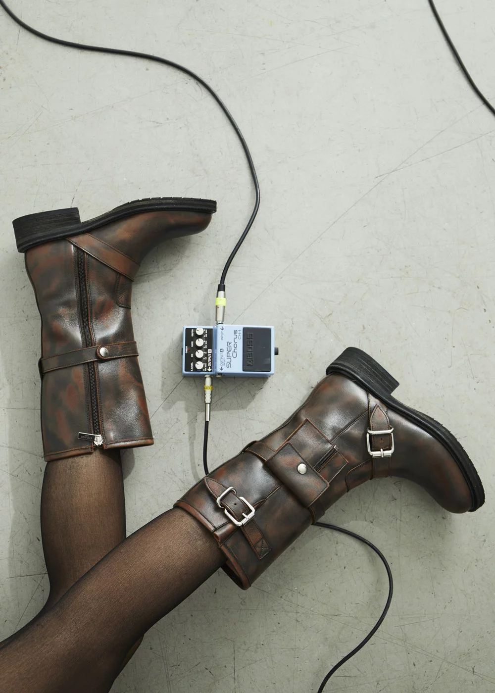 MI BOTTE VERANA CUIR MARRON