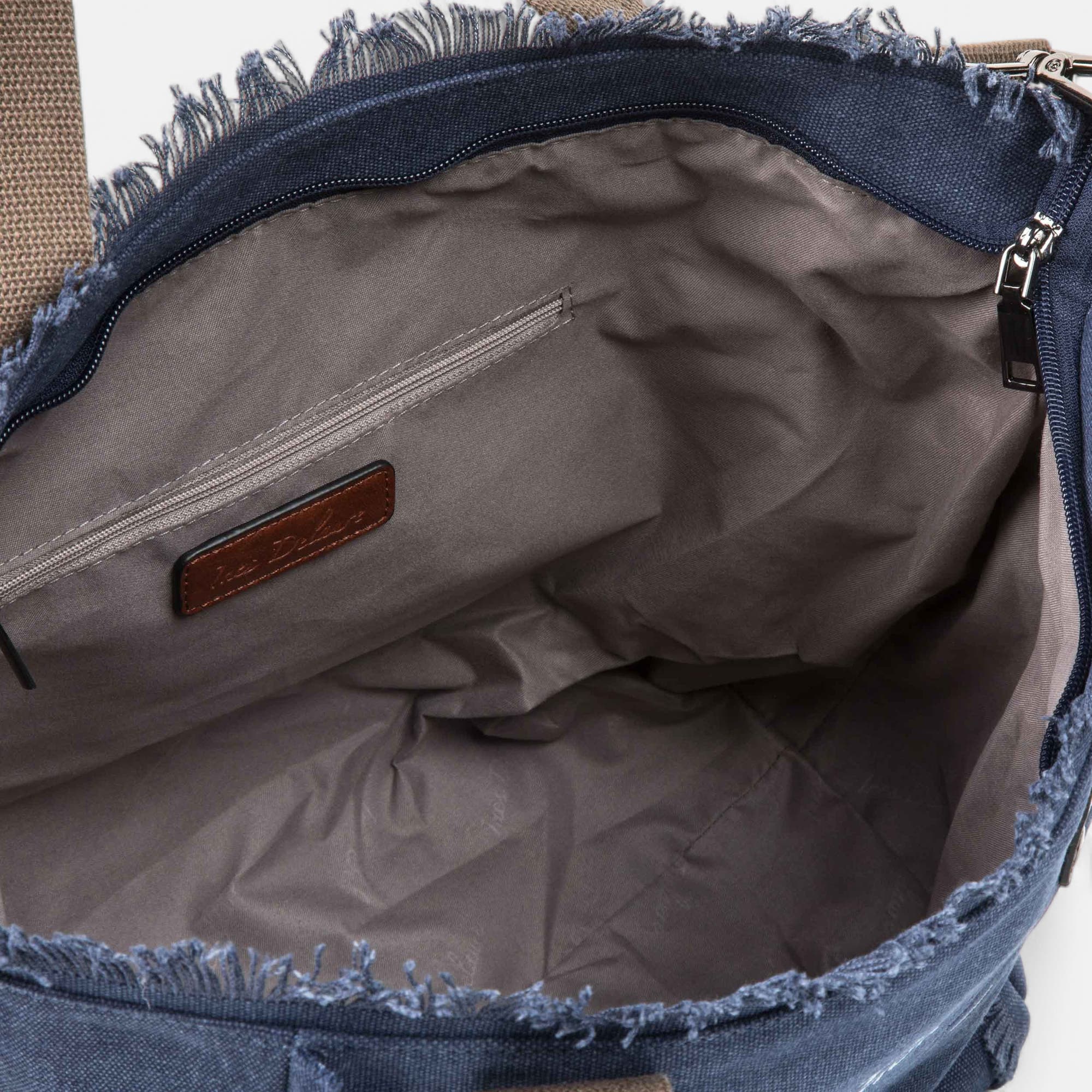 Sac de shopping bleu
