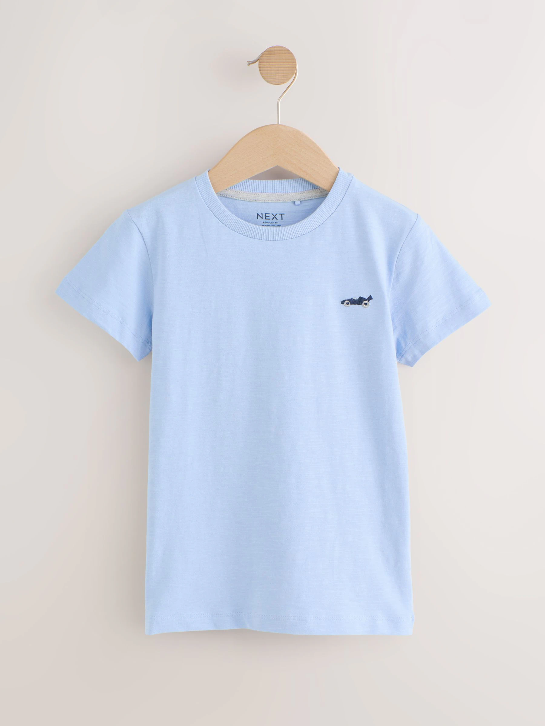 Blauw - Set van 5 T-shirts met korte mouwen (3mnd-7jr)