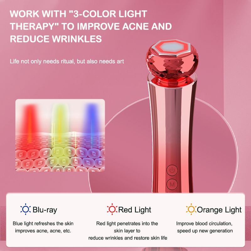 Beautyronics - USB oplaadbare radiofrequentie gezichtsmassager