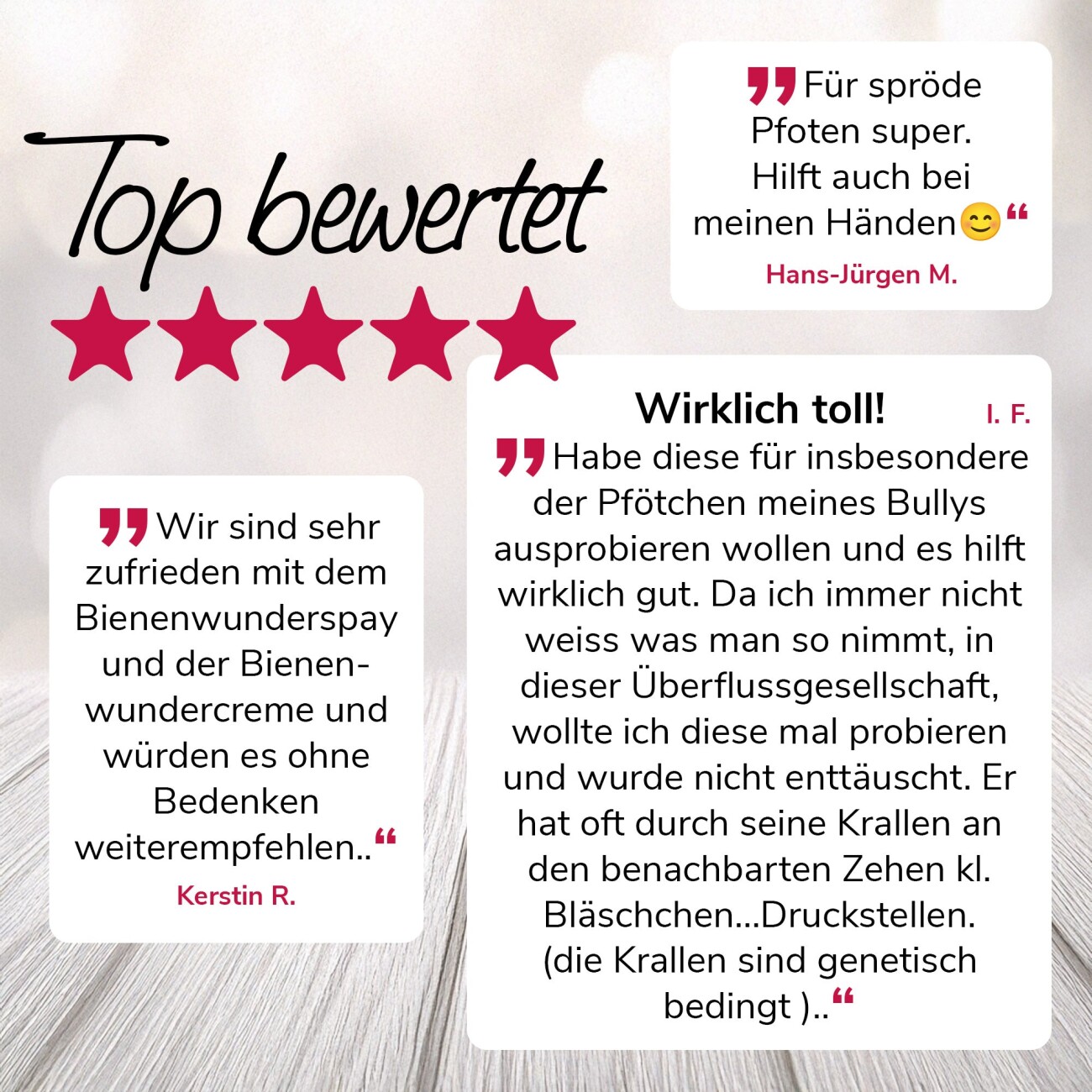 HerzensTier Pflegecreme Bienenwundercreme 10 ml