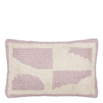 Sierkussen graphic l.roze - l55xb35xh10cm