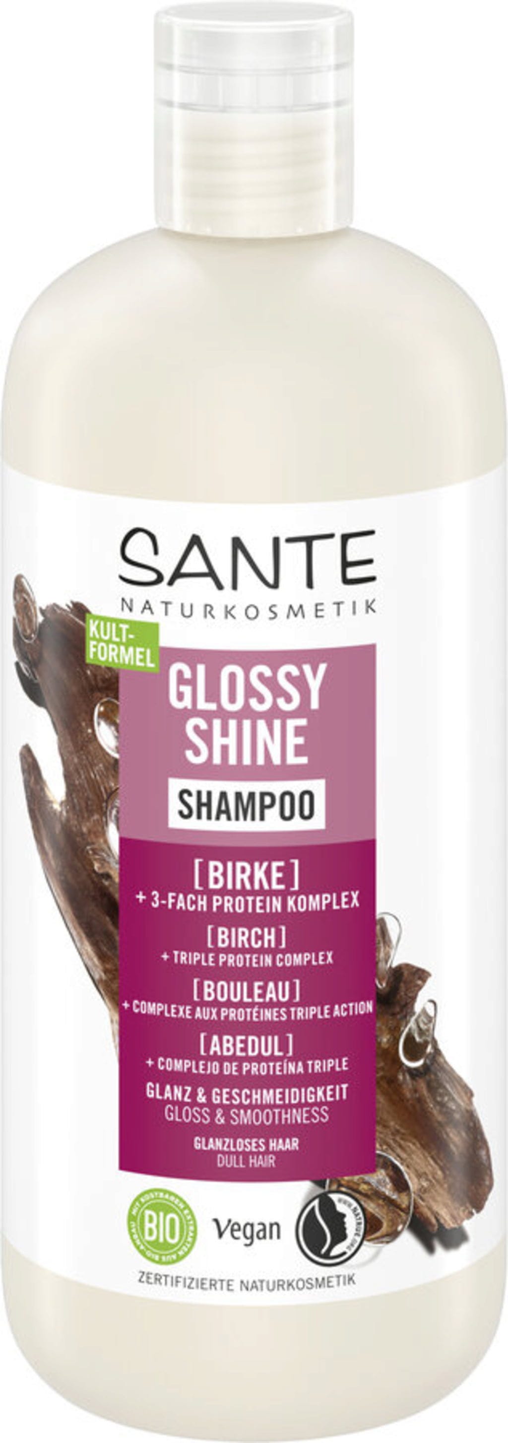 Santé naturally.  Glossy Shine Shampoo, 500 ml