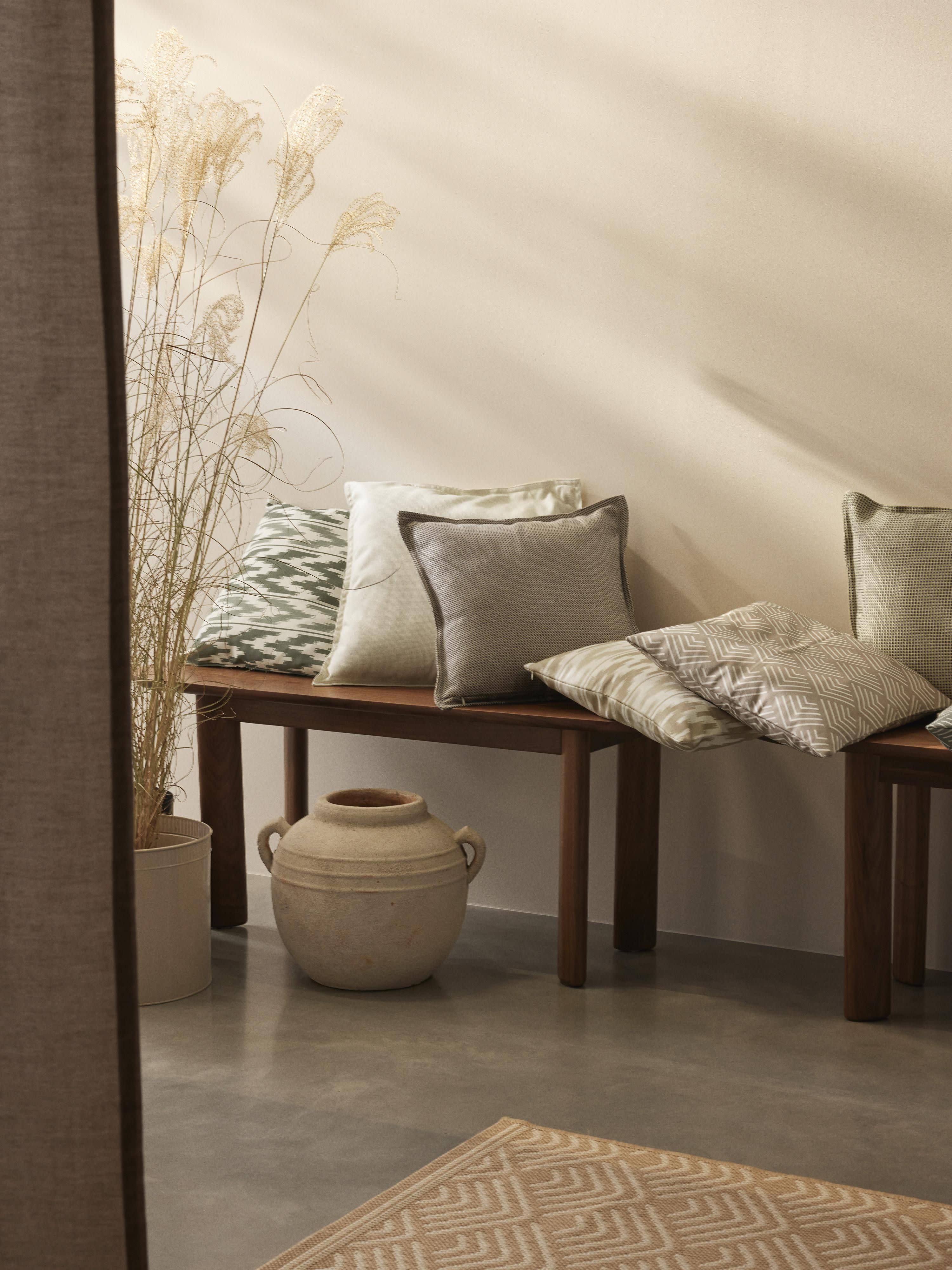 Outdoor kussenhoes Milano met grafisch patroon