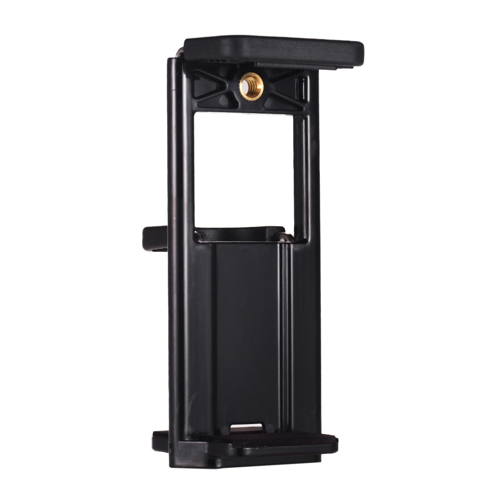 Verstellbare Smartphone Halterung Tablet Stativ Adapter (Ausziehbar bis 18cm) - Schwarz