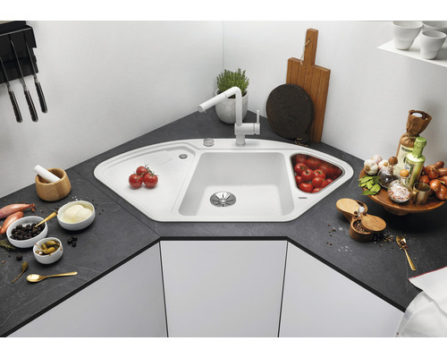Blanco DELTA II spoelbak 1057 x 575 mm vulkanisch grijs 527238