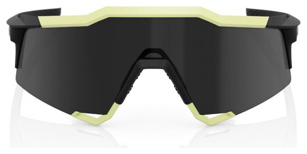 Lunettes 100% Speedcraft Soft Tact Glow - Verre Miroir Noir