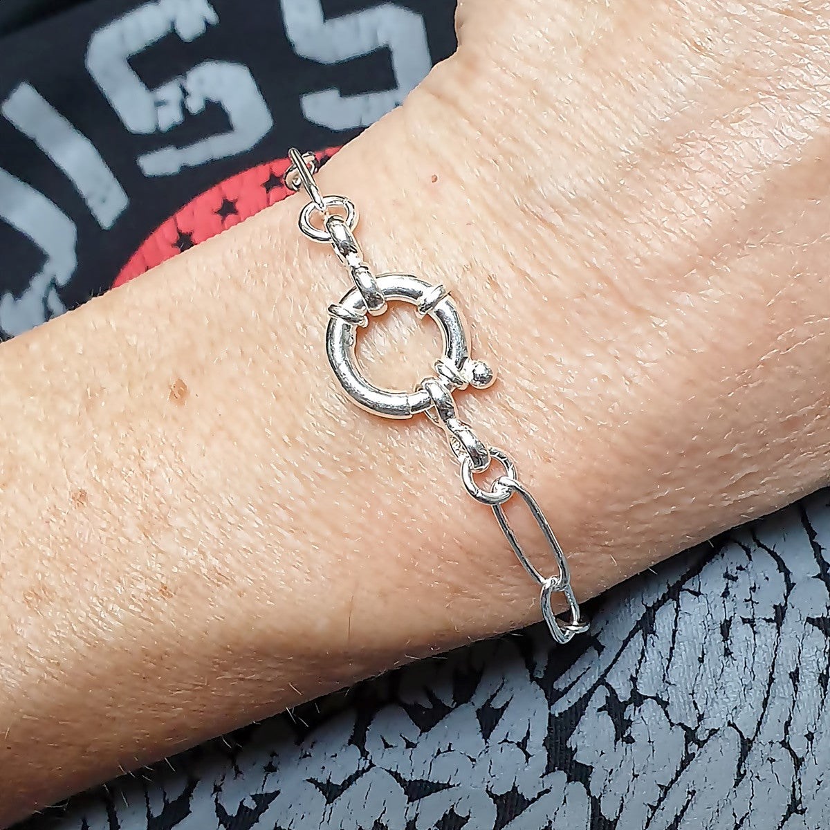 Bracelet Poéma chaîne argent femme