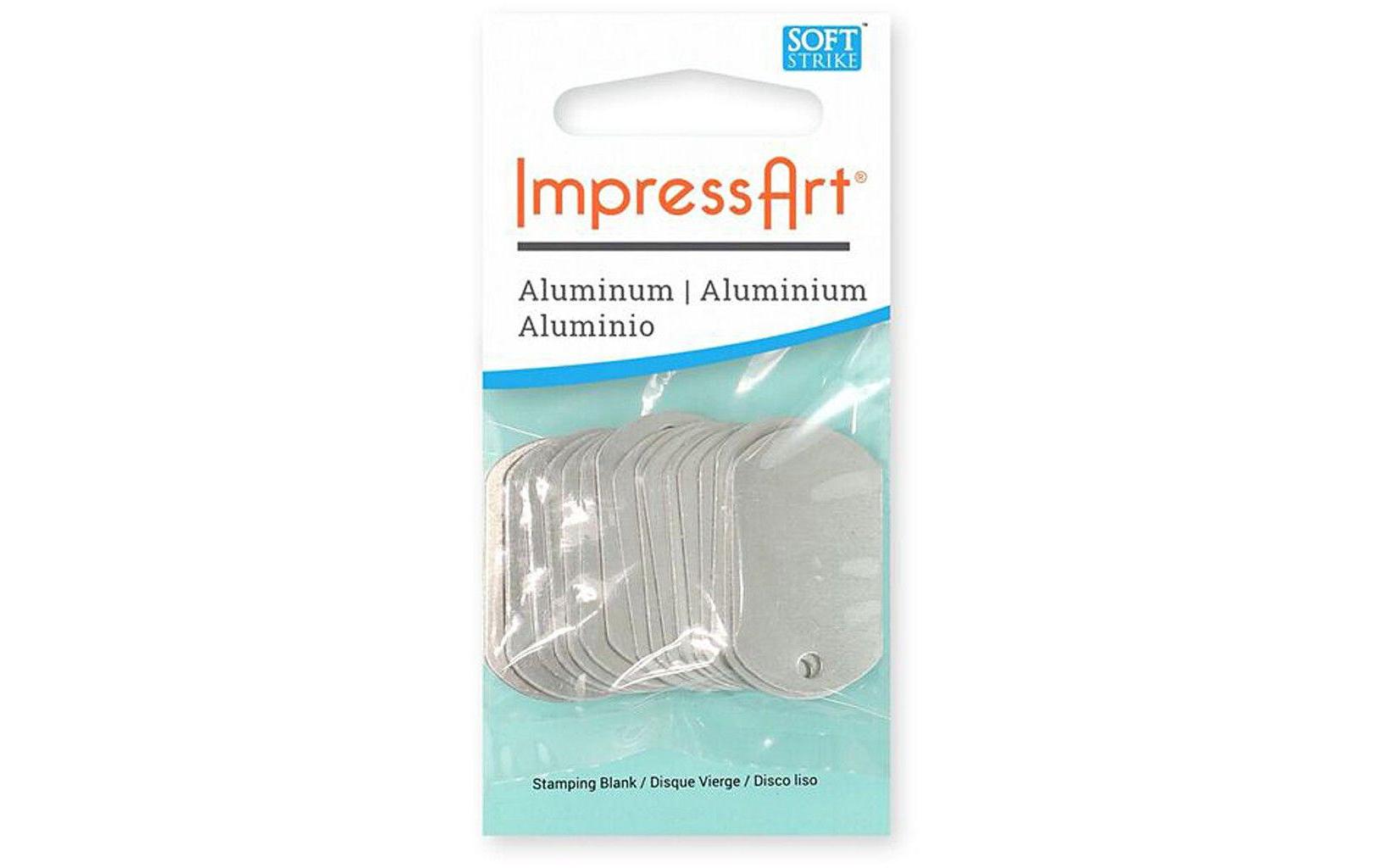 Metall-Anhänger 30 x 20 mm 13 StückImpress Art Metallanhänger zum Gravieren