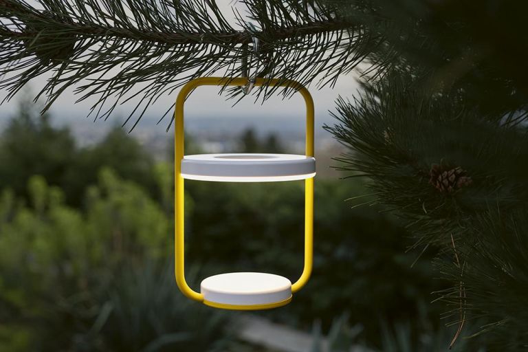 Fermob Ulli tafellamp H30 LED oplaadbaar Poppy
