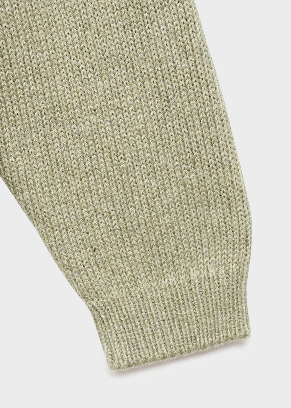 Mango Kids trui groen fijn gebreid