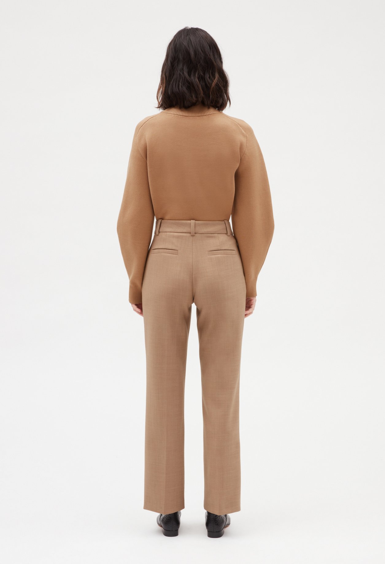 Pantalon de tailleur beige