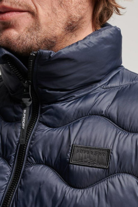 Superdry blauwe heren jas