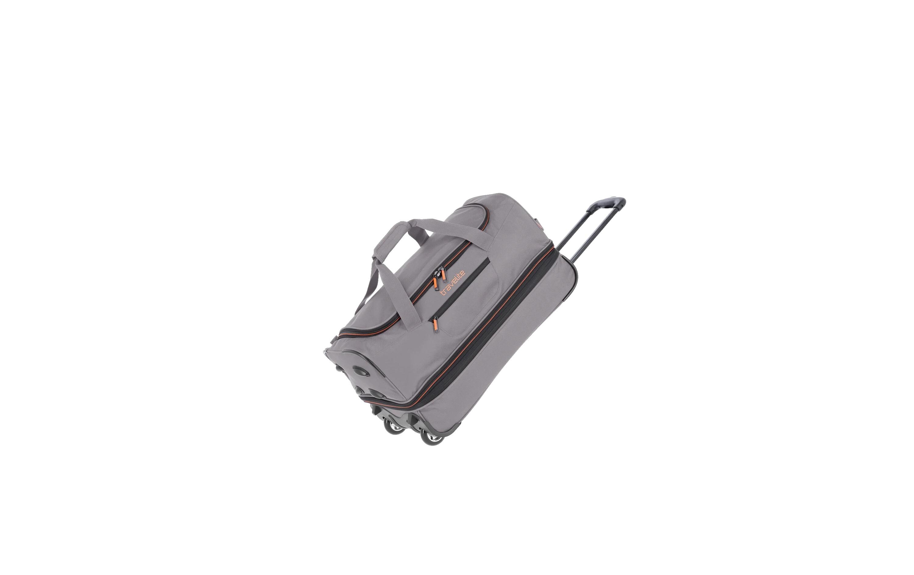 Basics Trolley Reisetasche S erweiterbar, GrauReisekoffer
